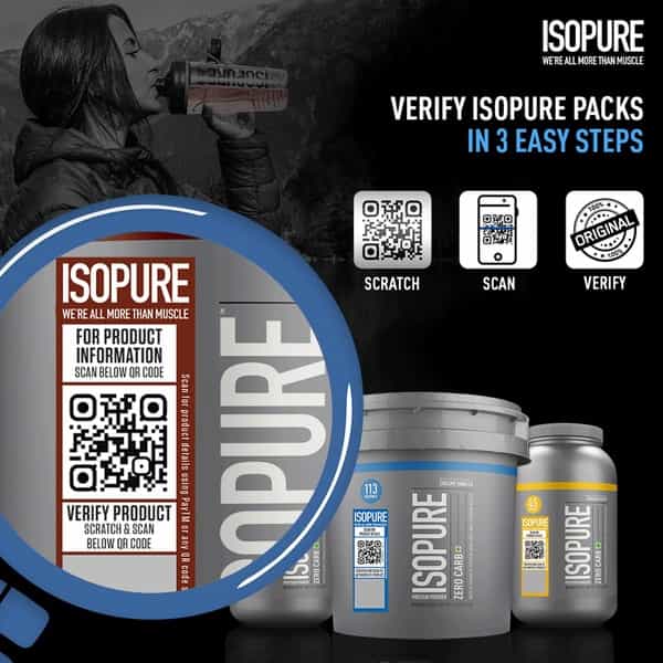 Isopure Low Carb 100% Whey Protein Isolate Powder - 1 Lb 454 G Dutch Chocolate