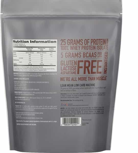 Isopure Low Carb 100% Whey Protein Isolate Powder - 1 Lb 454 G Dutch Chocolate