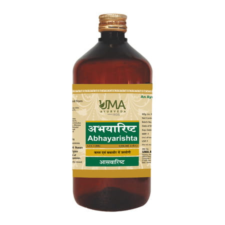 Uma Ayurveda Abhayarishta Ayurvedic Syrup - Useful In Digestive Care - 450ml