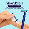 Mom & World Shaverush Mellow Body Razor 4 In 1 Stainless Steel (Pack Of 5)
