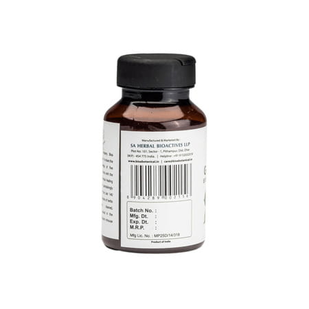 Bixa Botanical Gudmar Extract 60 Veg Capsules(450mg)25%Gymnemic Acids-Control Blood Sugar Level