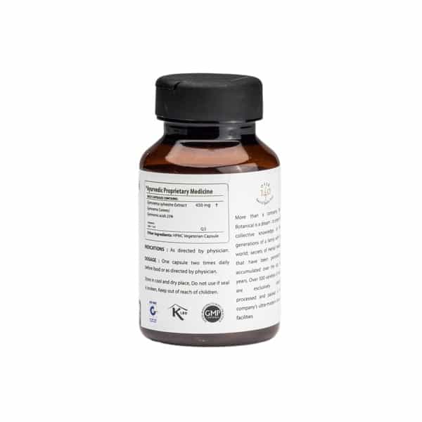 Bixa Botanical Gudmar Extract 60 Veg Capsules(450Mg)25%Gymnemic Acids-Control Blood Sugar Level