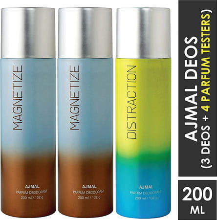 Ajmal Magnetize & Distraction Deodorant Combo Pack