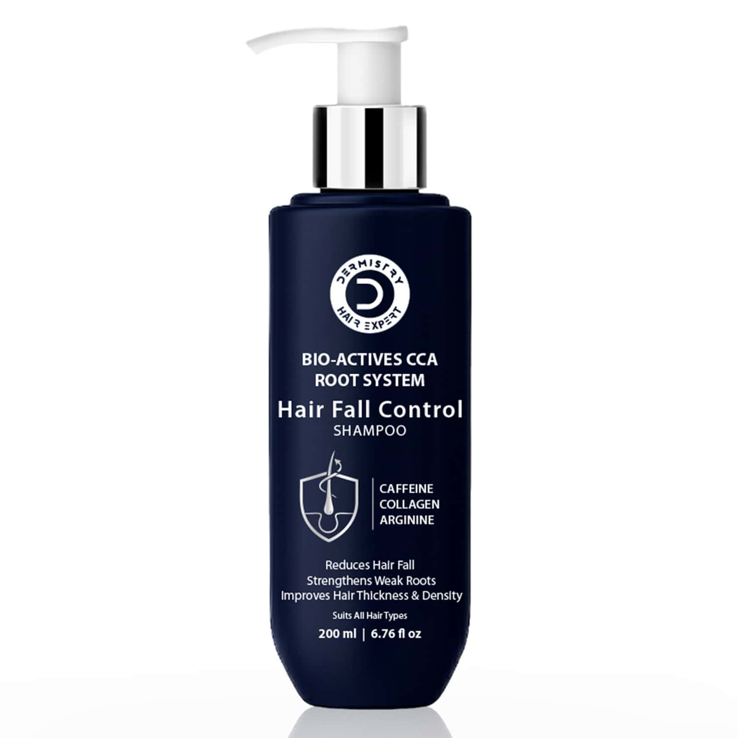 Dermistry Hair Fall Breakage & Thinning Control Caffeine Collagen Arginine Shampoo - 200ml