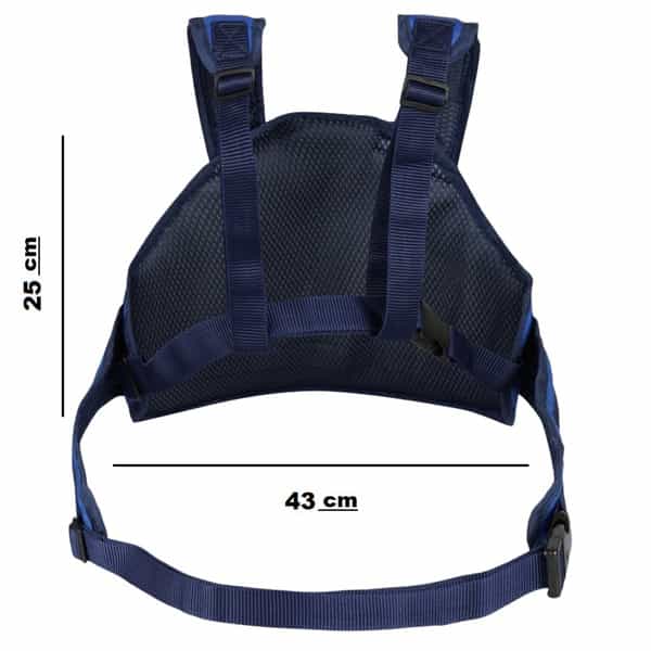 Magic Seat- 2 Wheelerkids Safety Seat Belt/Kids Carrier Protection For 2 Wheelers (Blue-Superman)