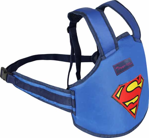 Magic Seat- 2 Wheelerkids Safety Seat Belt/Kids Carrier Protection For 2 Wheelers (Blue-Superman)