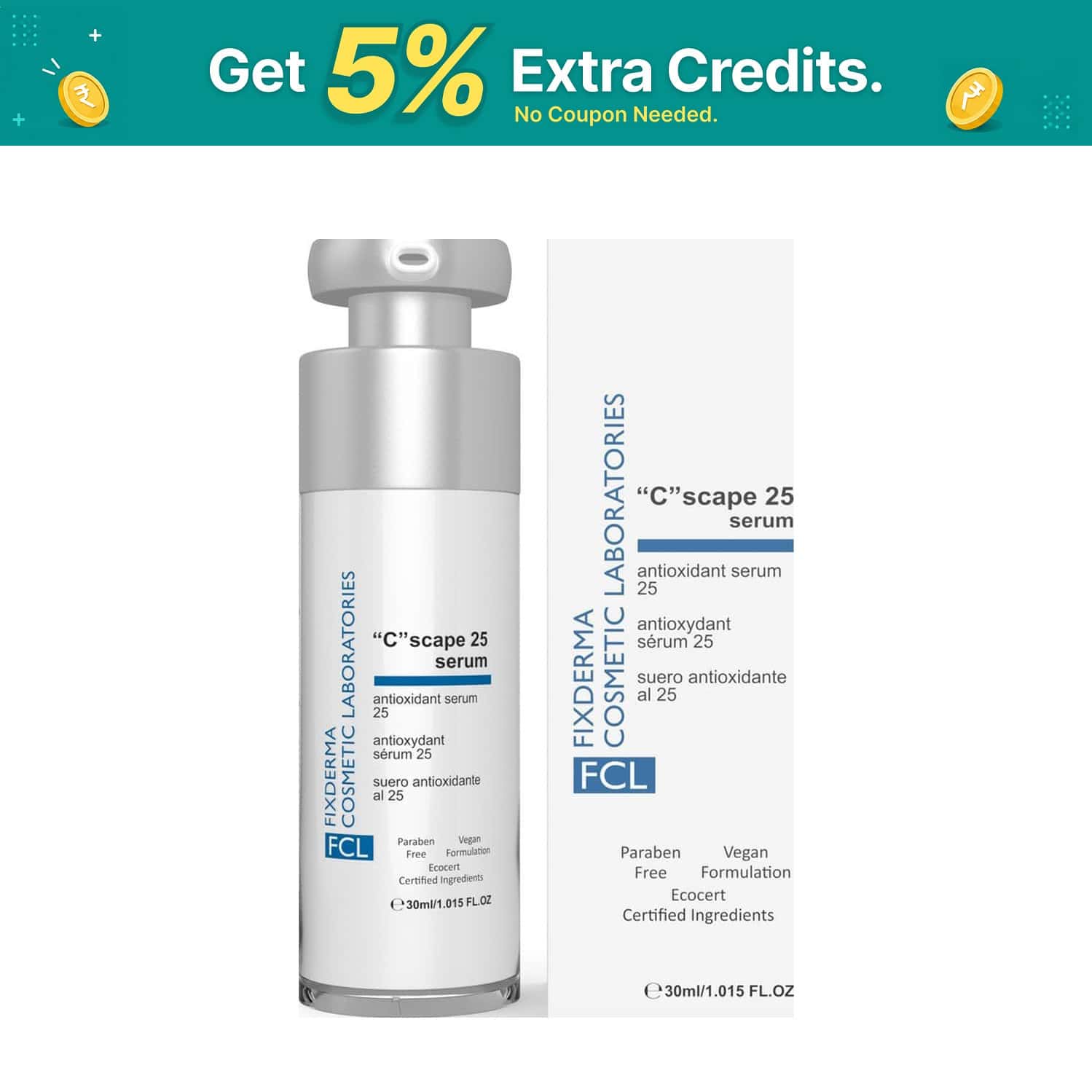 Fcl C Scape Serum 25% For Firmer | Smoother