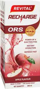 Revital Recharge Ors Apple Flavour Tetrapack 200 Ml