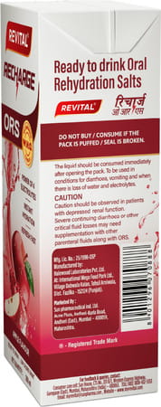 Revital Recharge Ors Apple Flavour Tetrapack 200 Ml