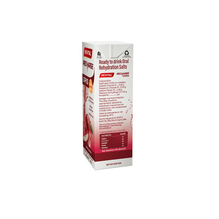 Revital Recharge Ors Apple Flavour Tetrapack 200 Ml