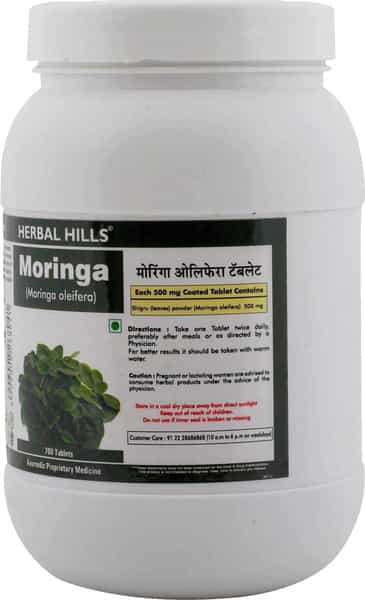 Herbal Hills Moringa - Value Pack 700 (Pack Of 4) Moringa Tablets
