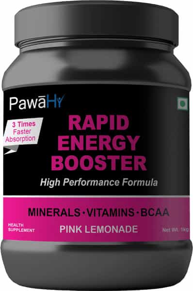 Pawahy Isotonic Drink Endurance Workout Electrolyte Energy Drink With 2:1:1 Bcaa- 1Kg Lemonade)