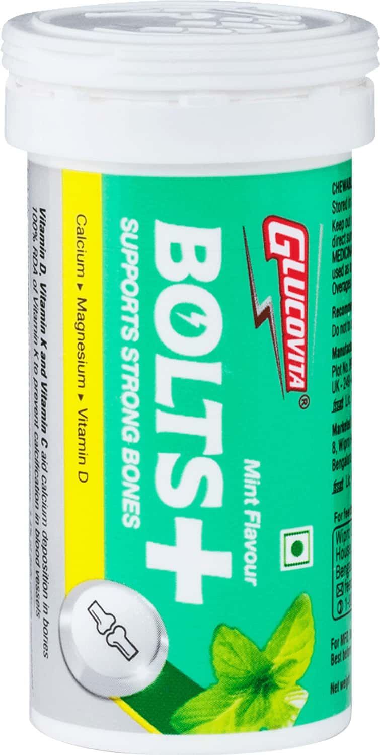 Buy GLUCOVITA BOLTS PLUS SUPPORTS STRONG BONES Online & Get Upto 60