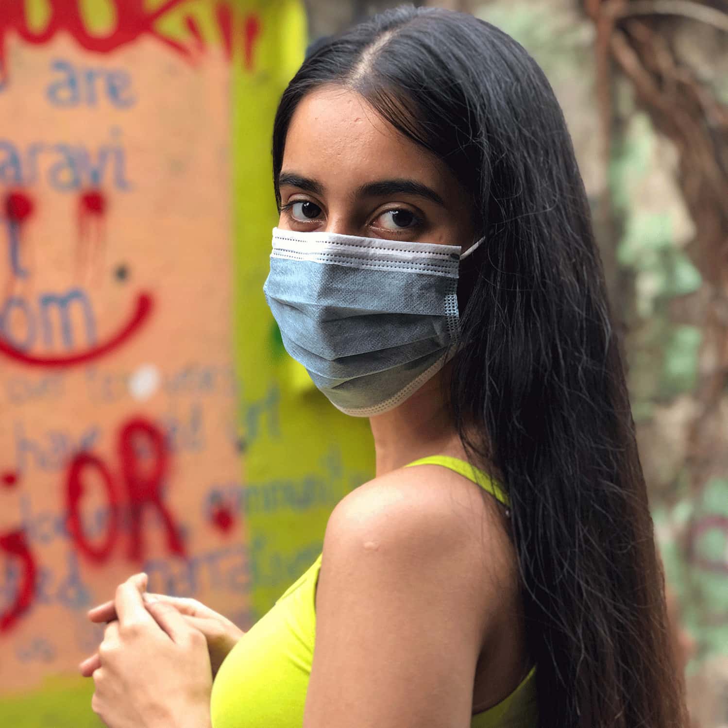 Buy QUARANT 4 PLY ACTIVATED CARBON MELT BLOWN SURGICAL FACE MASK WITH