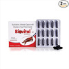 Biovital | Calcium | Proteins | Vitamins | Ginseng Extract Powder And Minerals | 15 Capsules X 2