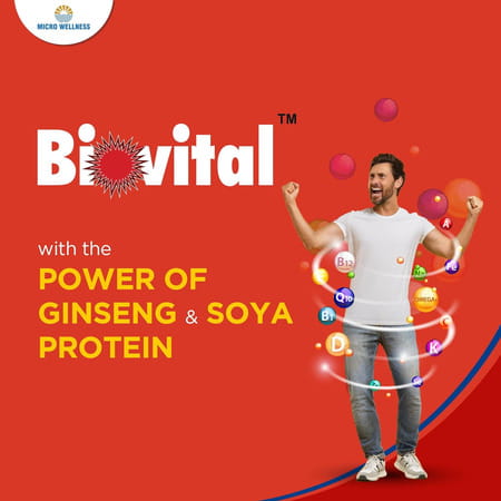 Biovital | Calcium | Proteins | Vitamins | Ginseng Extract Powder And Minerals | 15 Capsules X 2