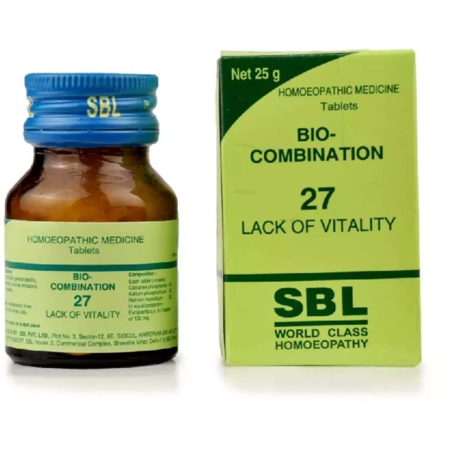 Sbl Bio-combination 27 Tablet 25 Gm Pack Of 3