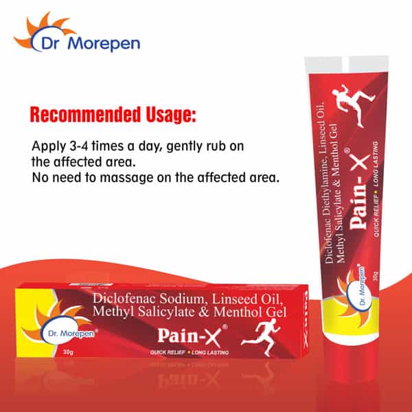 Dr. Morepen Pain X | Gel | 30 Gm