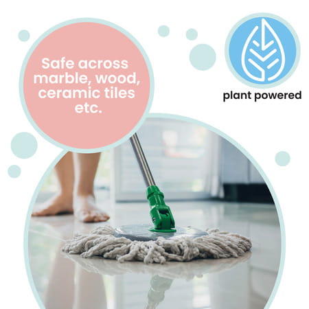 Koparo Floor Cleaner Infused With Teatree Oil|Lime & Lemon Grass Baby Safe & Pet Friendly 500 Ml X 3