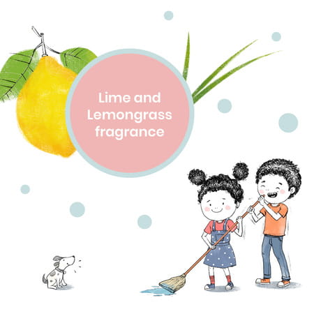 Koparo Floor Cleaner Infused With Teatree Oil|Lime & Lemon Grass Baby Safe & Pet Friendly 500 Ml X 3