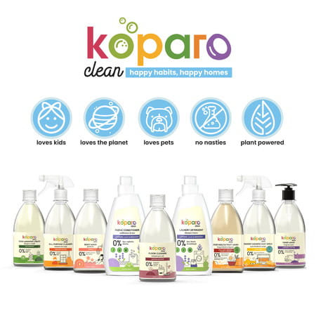 Koparo Floor Cleaner Infused With Teatree Oil|Lime & Lemon Grass Baby Safe & Pet Friendly 500 Ml X 3