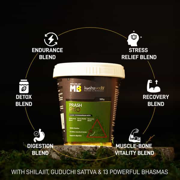 Koshaveda Prash Pro By Muscleblaze | 500 G | Classic Chyawanprash | For General Wellness | Endurance