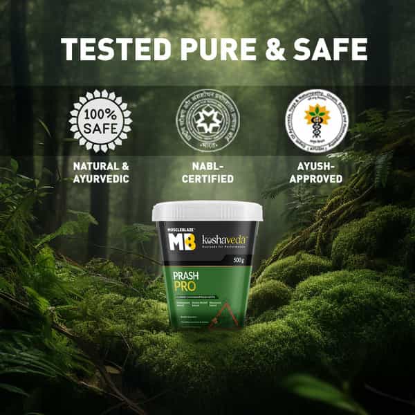 Koshaveda Prash Pro By Muscleblaze | 500 G | Classic Chyawanprash | For General Wellness | Endurance