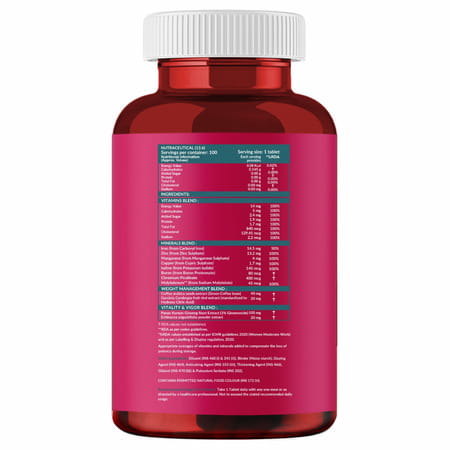 Carbamide Forte Multivitamin Tablets For Women With 43 Ingredients-100 Tablets