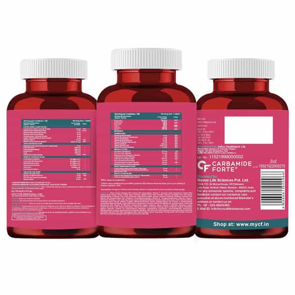 Carbamide Forte Multivitamin Tablets For Women With 43 Ingredients-100 Tablets
