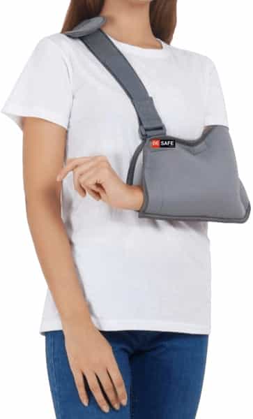 Besafe Forever Arm Sling/ Supporter/ Brace For Fracture Pain Relief M Grey
