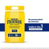 Friends Economy Adult Diapers Tape Style - 10 Count (L) Waist 83-152 Cm(32.68-59.84 Inch)