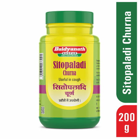 Baidyanath Sitopaladi Churna 200 Gm - Helps Relieve For Dry & Wet Cough