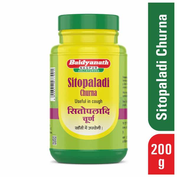 Baidyanath Asli Ayurved Sitopaladi Churna 200 Gm - Helps Relieve For Dry & Wet Cough