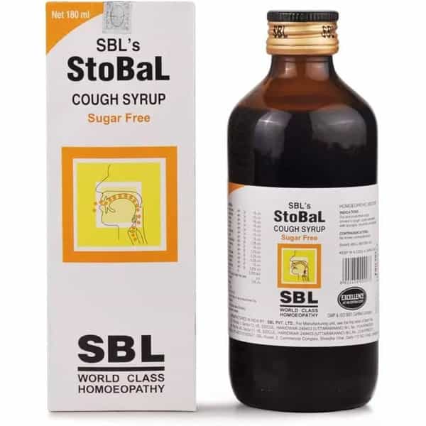 Sbl Stobal Cough Syrup Sugar Free 180 Ml Pack Of 3