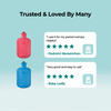 Pharmeasy Hot Water Bag - Relieves Pain - Relaxes Sore Muscles - Improves Blood Supply - Blue - 2L