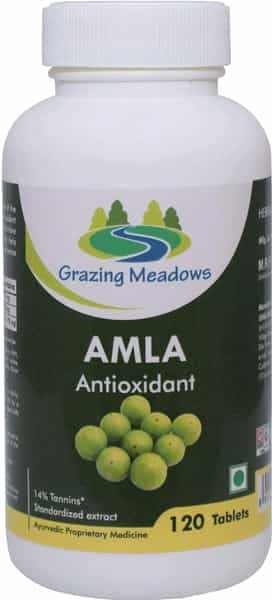 Grazing Meadows Amla Tablets Ayurvedic Amla 120 Tablets Emblica Officinalis For Immune Support