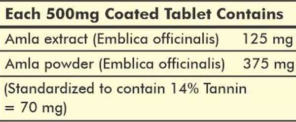 Grazing Meadows Amla Tablets Ayurvedic Amla 120 Tablets Emblica Officinalis For Immune Support