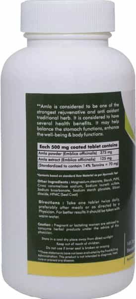 Grazing Meadows Amla Tablets Ayurvedic Amla 120 Tablets Emblica Officinalis For Immune Support