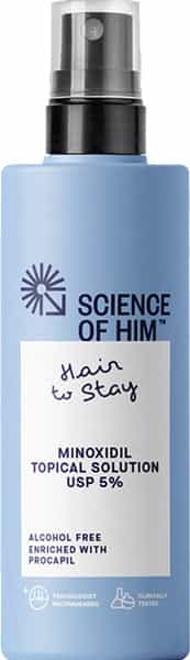 Science Of Him Hair To Stay Hair Growth Solution