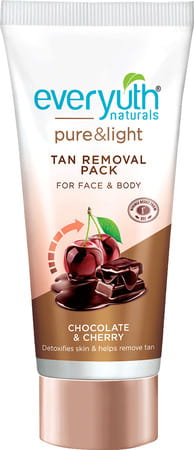 Everyuth Naturals Pure & Light Tan Removal Choco Cherry Face Pack 50 G Tube