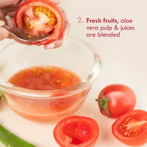 Nat Habit Tomato Rosehip Light Face Moisturizer | Glowing Skin | Non Sticky | Spf Activated - 30G