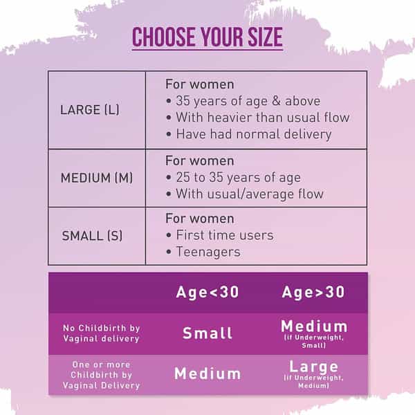 Sirona Reusable Menstrual Cup For Women - Large Size With Pouch (Pack Of 2)
