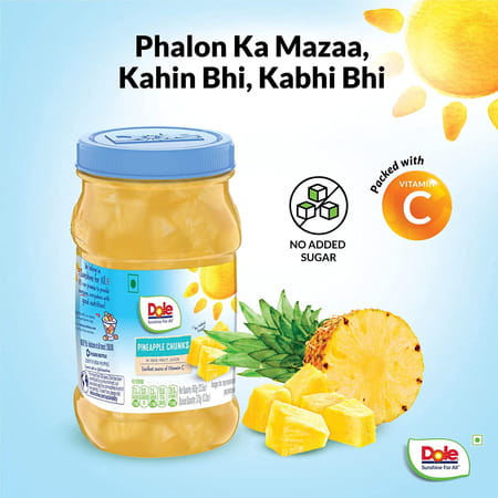 Dole Pineapple Chunks 665 Gm