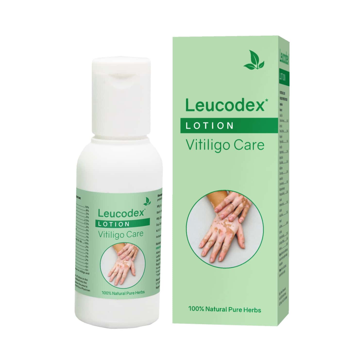 Leucodex Lotion For Skin Discoloration & White Patches Herbal Ayurvedic 50 Ml (pack Of 1)