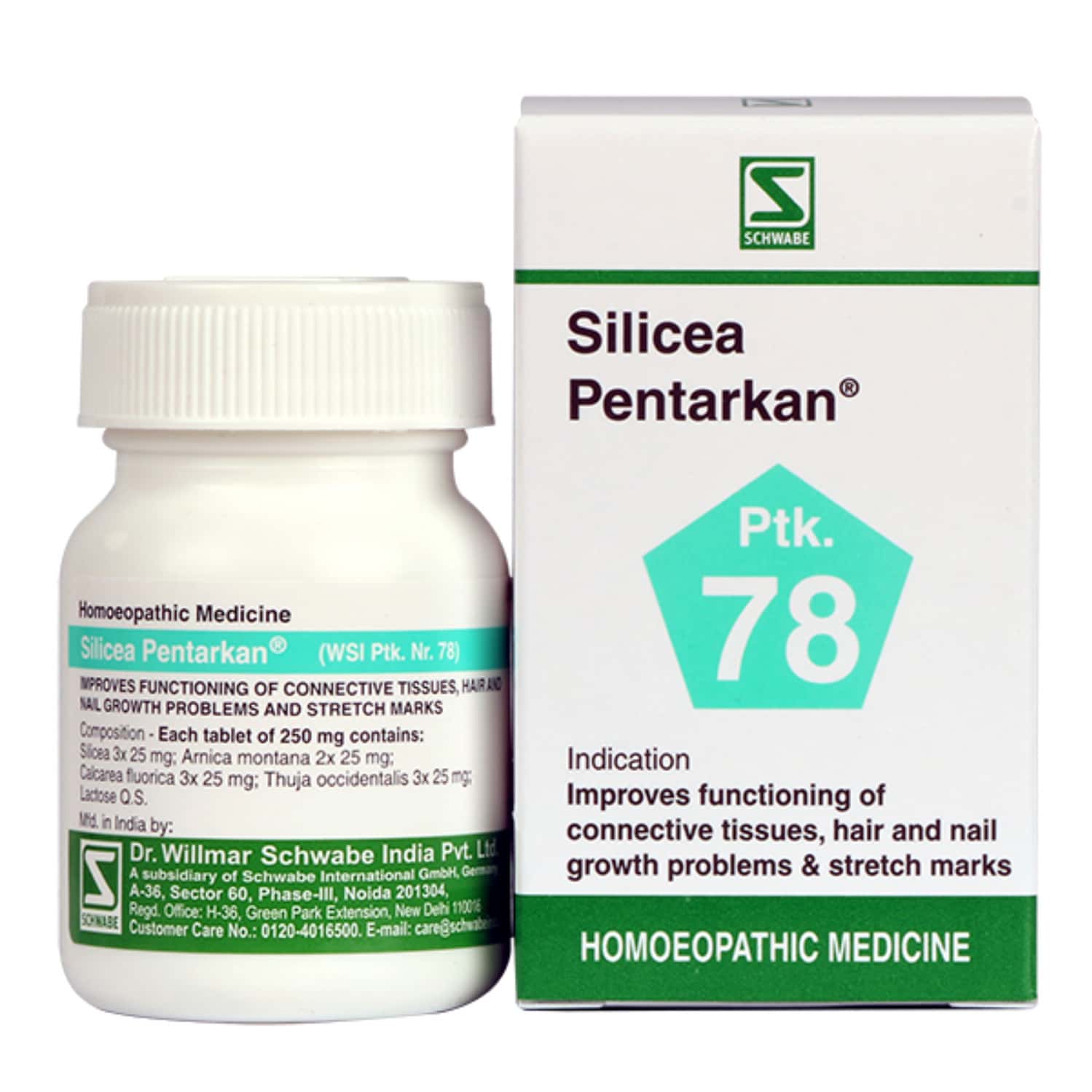 Dr. Willmar Schwabe India Silicea Pentarkan 20 Gm