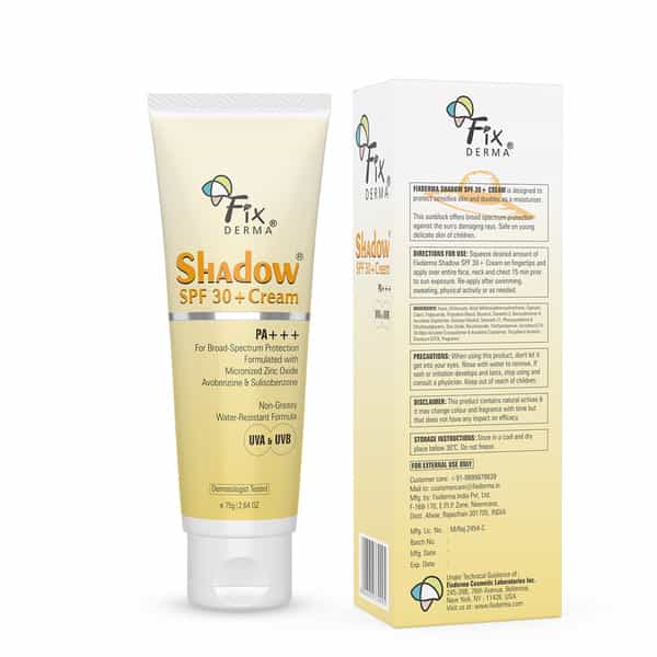 Fixderma Shadow Spf 30+ Pa+++ Tube Of 75Gm Cream