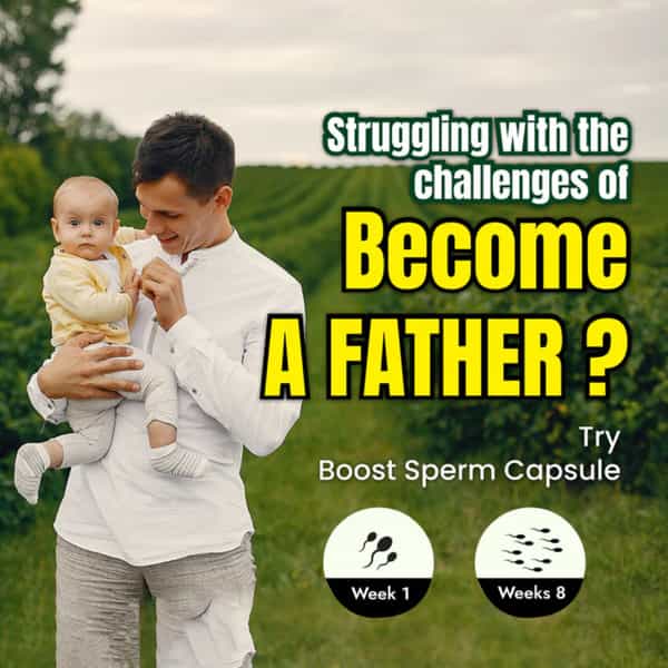 Cipzer Boost Sperm 60 Capsules | Supports Male Fertility| Sperm Health & Reproductive Wellness