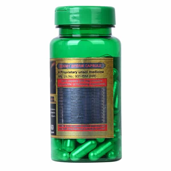 Cipzer Boost Sperm 60 Capsules | Supports Male Fertility| Sperm Health & Reproductive Wellness