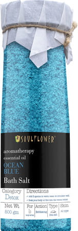 Soulflower Rose Geranium Aroma Bath Salt - 500 Gm