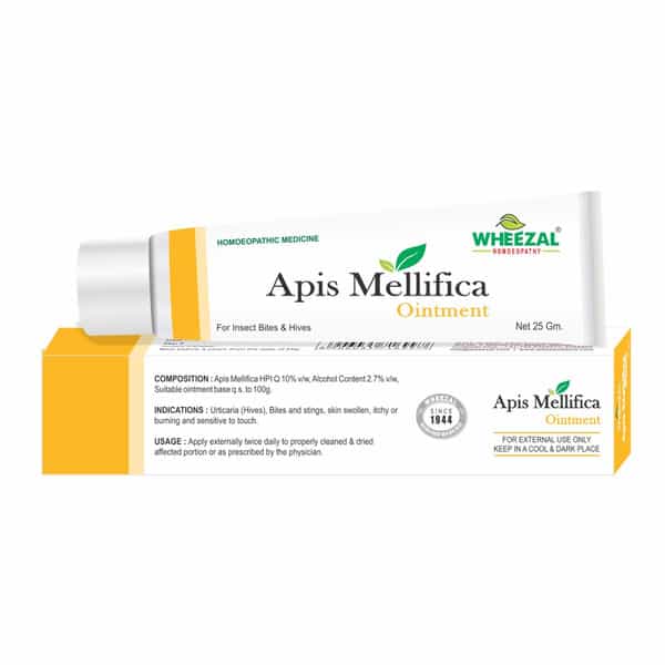 Wheezal Apis Mellifica Ointment 25Gm